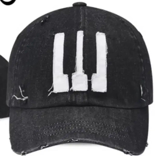 [BUNJANG] BIGBANG Musinsa Popup Cosmos Applicate Ball Cap Black / 빅뱅 무신사 팝업 코스모스 아플리케 볼캡 블랙