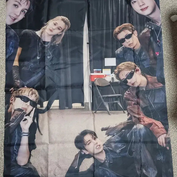[BUNJANG] BTS 7 Members Banner (No Holes) / 방탄소년단 BTS 7맴버 배너 (무타공) 80*120_새상품