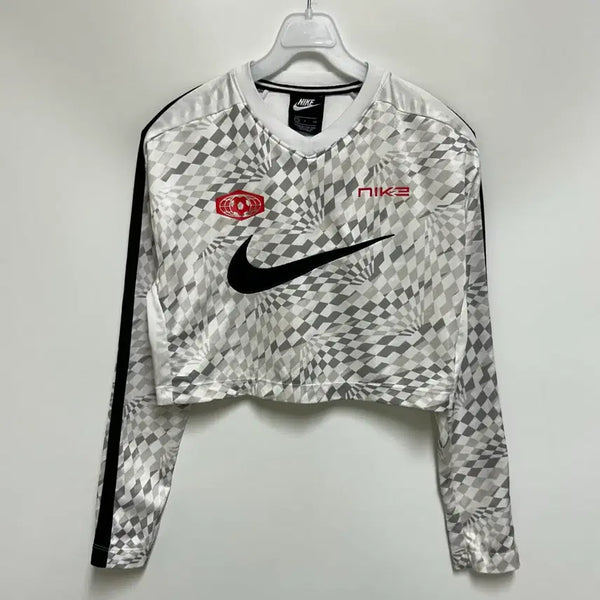[BUNJANG] Nike Women's Cropped Long Sleeve Top / [여자-80]나이키 크롭 롱슬리브 탑