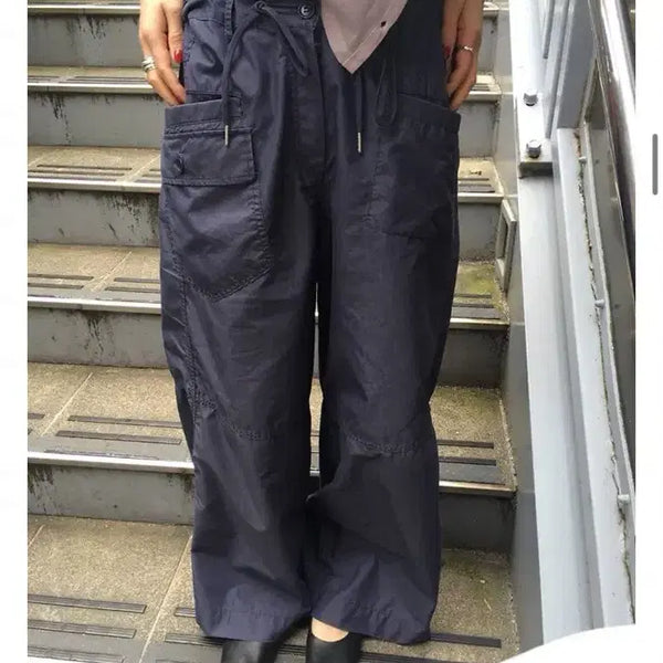 [BUNJANG] Breed Cold Cargo Pants Navy / 브리드 콜드 카고팬츠 네이비