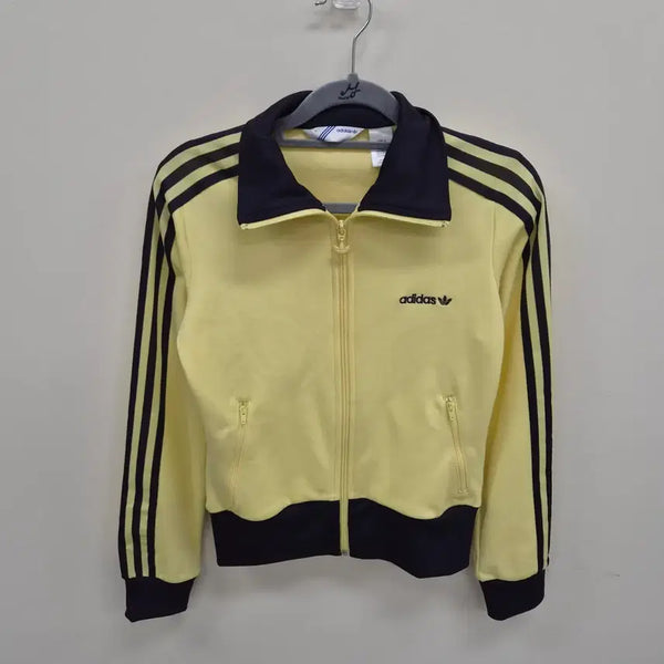 [BUNJANG] Adidas Track Top Jersey Yellow Navy / 아디다스 져지 트랙탑 옐로우 네이비