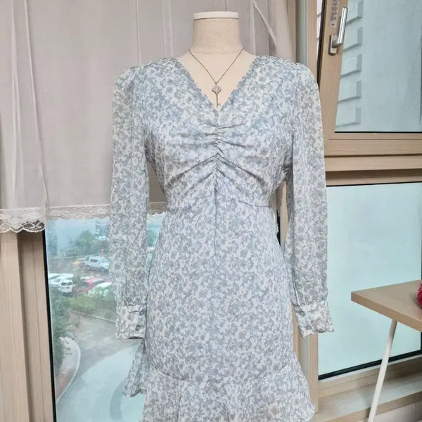 [BUNJANG] Floral Chiffon Dress / 플로럴 쉬폰원피스