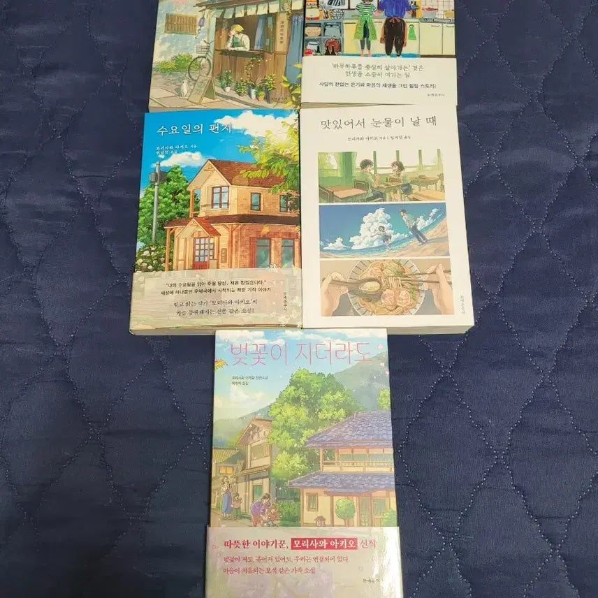 [BUNJANG] Set of 5 Books / 책 5권 세트 (쓰가루 백년식당, 수요일의 편지, 에밀리의 작은 부엌칼, 맛있어서 눈물이 날 때