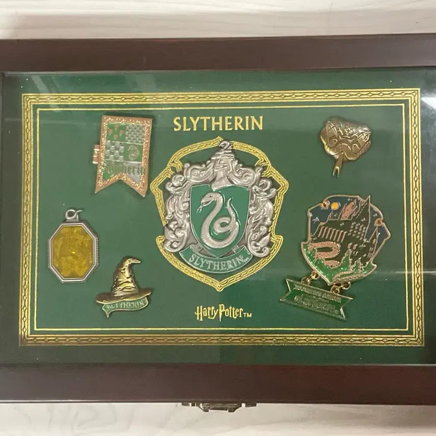 [BUNJANG] CGV Harry Potter Slytherin Badge Set / CGV 슬리데린 뱃지 세트 해리포터