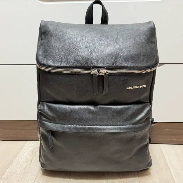 [BUNJANG] Mandarin Duck MD PRIME Natural Cowhide Leather Backpack PRT01651 / 만다리나덕의 천연 소가죽 남성 백팩인