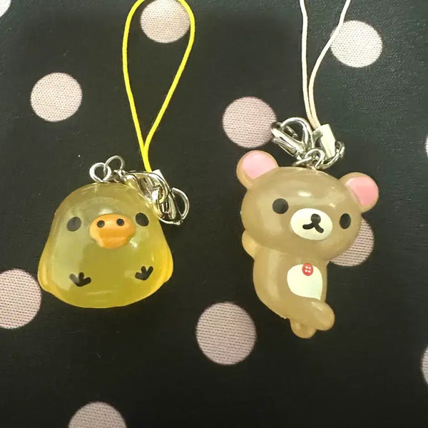 [BUNJANG] Rilakkuma & Kiiroitori Charms Bundle Set / 코리락쿠마 키이로이토리 메지루시 일괄