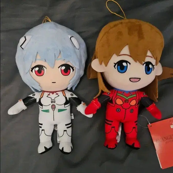 [BUNJANG] Ayanami Rei & Shikinami Asuka Langley Plush Dolls Bundle Set / 에반게리온 레이, 소류 아스카 랑그레이 플러시 누이 일괄