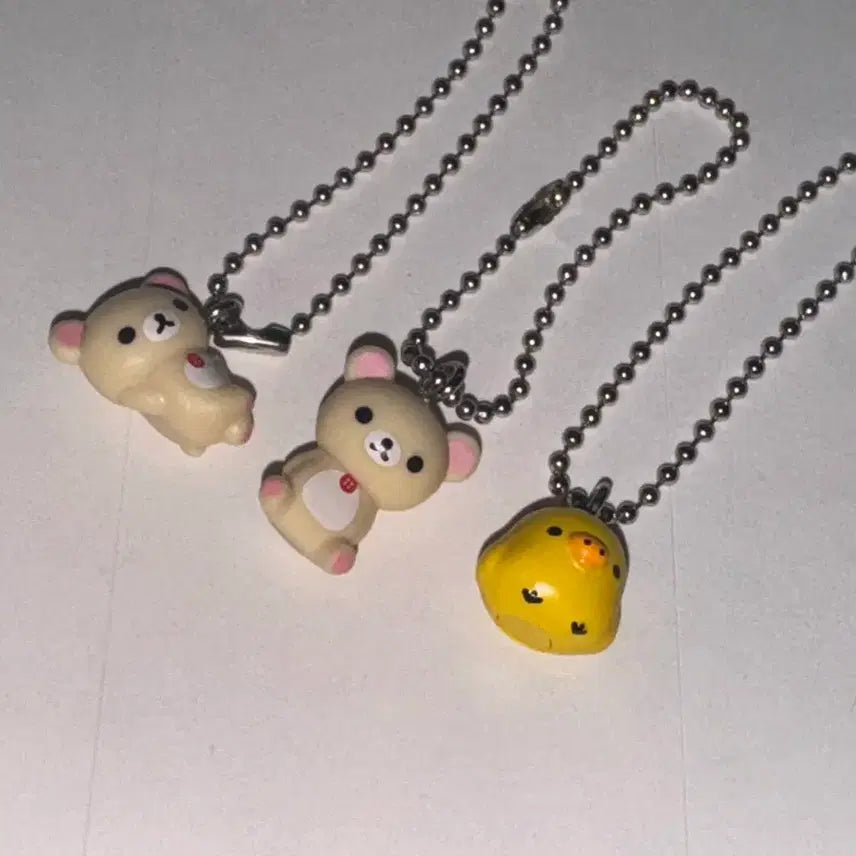 [BUNJANG] Rilakkuma Korilakkuma Kiiroitori Gacha Keyring Bundle Set / 코리락쿠마 키이로이토리 가챠 키링 일괄