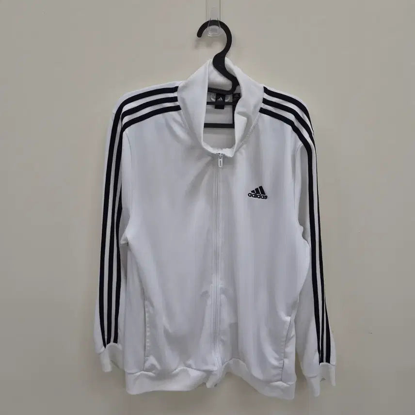 [BUNJANG] Adidas White Jersey Track Top / 아디다스 화이트 져지 트랙탑