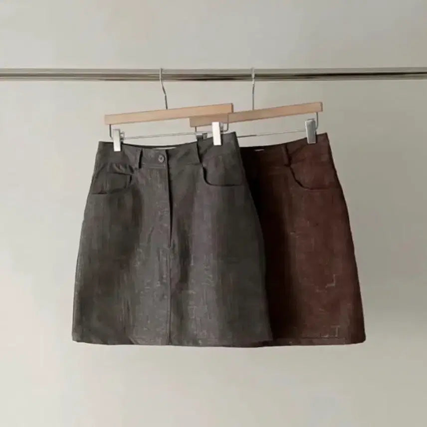 [BUNJANG] High Waist Mini Skirt / table 러버 스커트