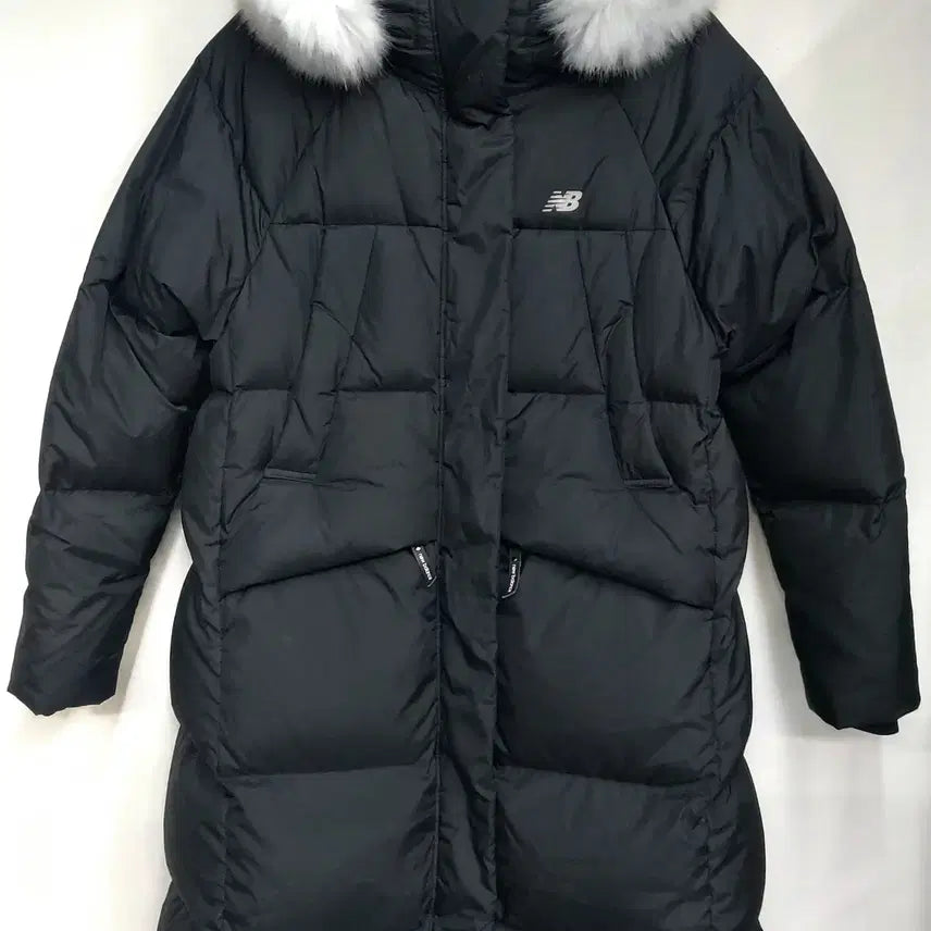 [BUNJANG] New Balance 90/95 Goose Down Long Padding Jacket Black / 뉴발란스 90/95 구스다운 롱패딩 자켓. BK. -S.