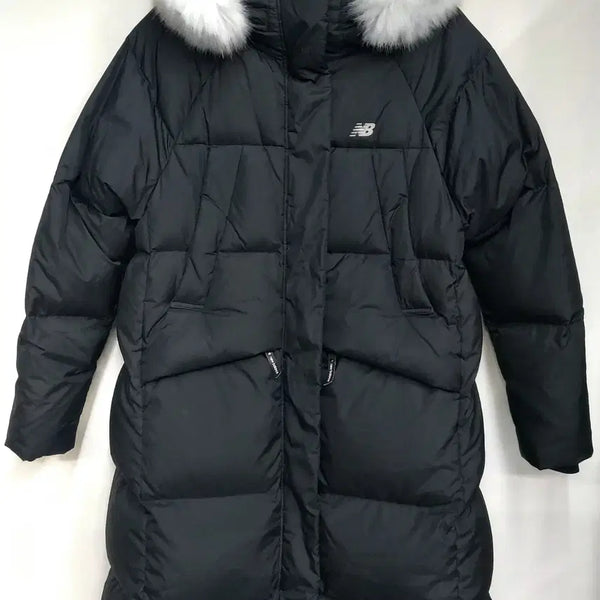 [BUNJANG] New Balance 90/95 Goose Down Long Padding Jacket Black / 뉴발란스 90/95 구스다운 롱패딩 자켓. BK. -S.