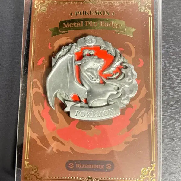 [BUNJANG] Pokemon Metal Pin Badge Charizard / 포켓몬 메탈 핀 배지 리자몽