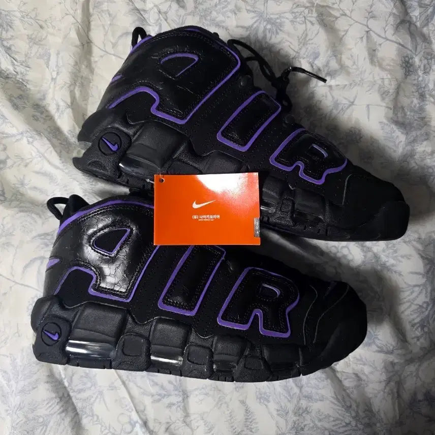 [BUNJANG] Nike Air More Uptempo Black Purple / 나이키 에어 모어 업템포 블랙 퍼플 260 사이즈 판매합니다