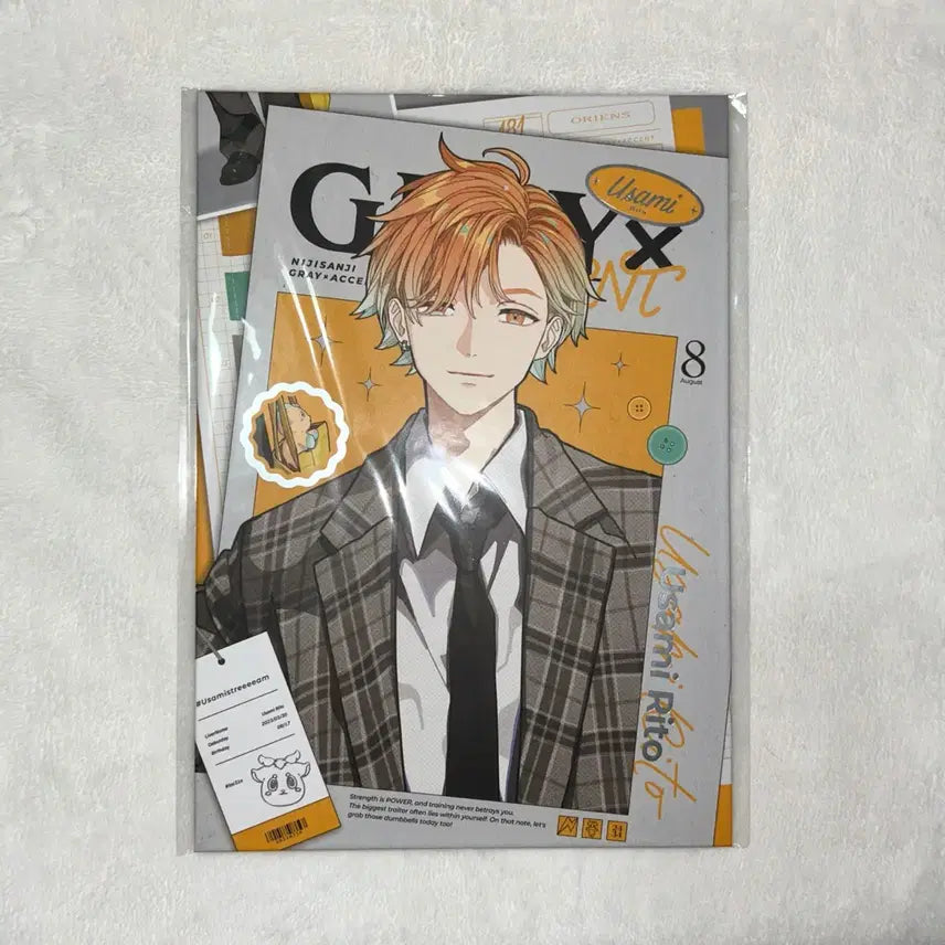 [BUNJANG] NIJISANJI GRAYxACCENT Usami Rito Artboard / 니지산지 GRAYxACCENT 우사미 리토 아트보드