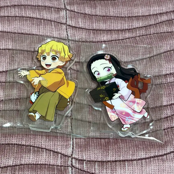 [BUNJANG] Demon Slayer New Year Zenitsu & Nezuko Acrylic Stand Set / 귀멸의칼날 신년 아크릴 젠이츠 네즈코 아크릴
