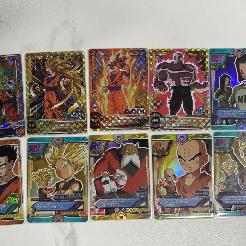 [BUNJANG] Dragon Ball Z Trading Cards Bundle (10 cards) / 드래곤볼카드 10장 일괄판매