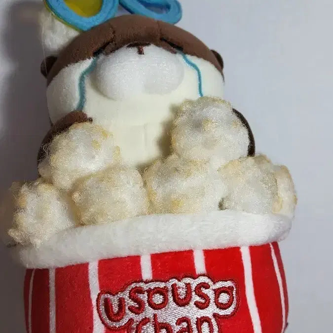 [BUNJANG] Uso Uso Chan Popcorn Doll Keychain / 우소우소짱 팝콘 인형 키링