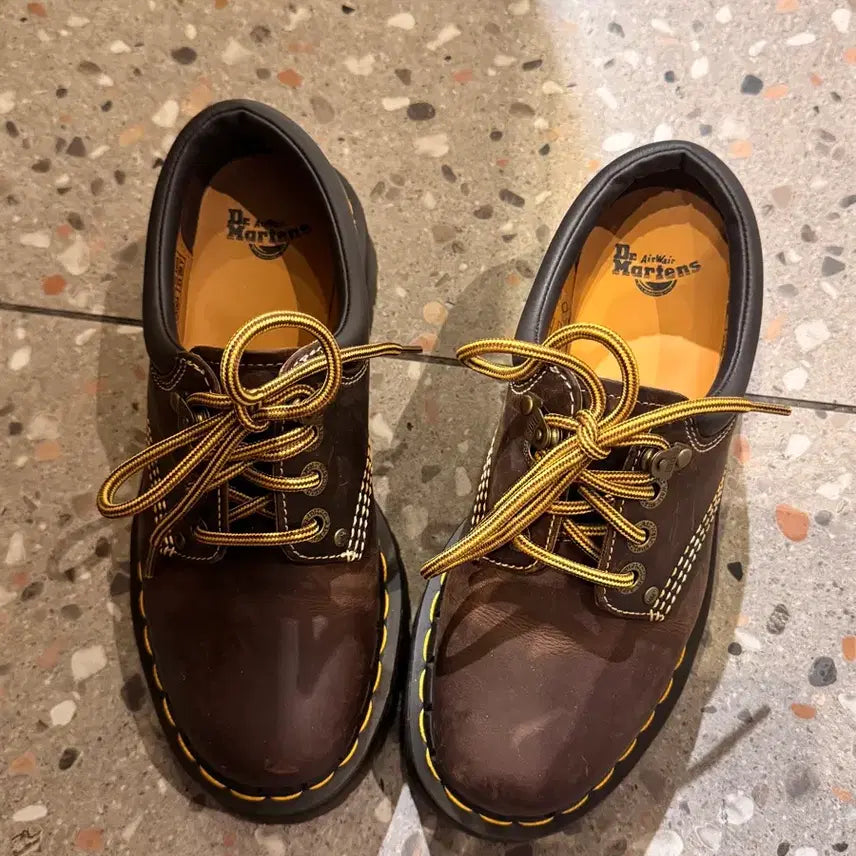[BUNJANG] Dr. Martens 1461 3-Eye Derby Shoes Brown Leather UK3 / 닥터마틴 브라운 신발 240 정품
