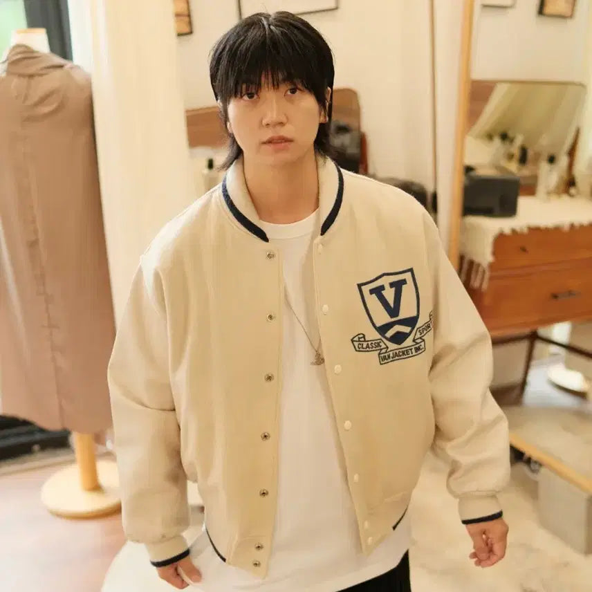 [BUNJANG] VAN JAC 90s Varsity Jacket / 반 자켓 90s 바시티 자켓  VAN JAC