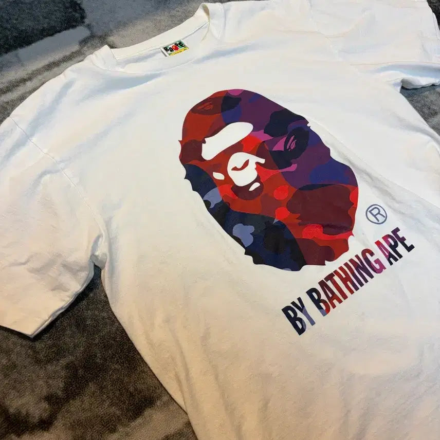 [BUNJANG] BAPE Camo Short Sleeve T-Shirt / 베이프 카모 반팔
