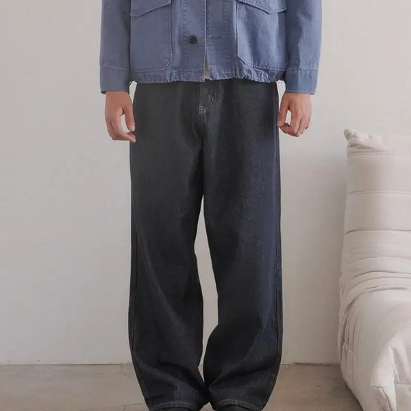 [BUNJANG] Lundy Essential Straight Denim Pants / [M] 런디 에센셜 스트레이트 데님 팬츠