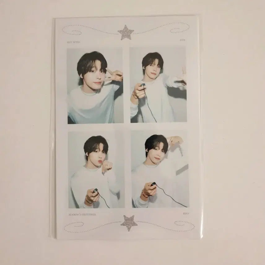 [BUNJANG] NCT WISH Riku 4-Cut Photo Set Season's Greetings Goods / 엔시티위시 4컷 포토 세트 리쿠 시즌그리팅 시그 굿즈