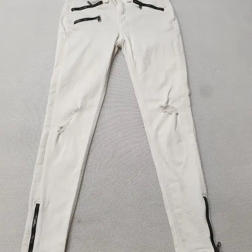 [BUNJANG] Rag & Bone White Distressed Skinny Jeans - Waist 25 / rag & bone 화이트 디스트로이드 스키니진 허리25