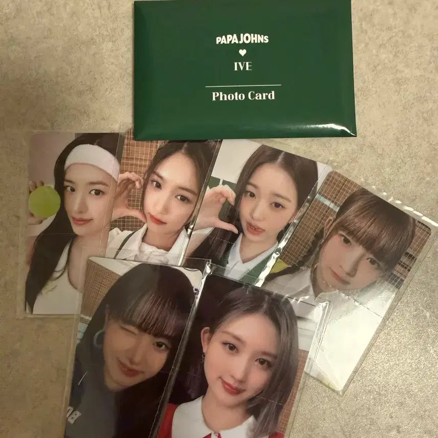 [BUNJANG] IVE Papa John's Photocard Set / 파파존스 IVE 포토카드
