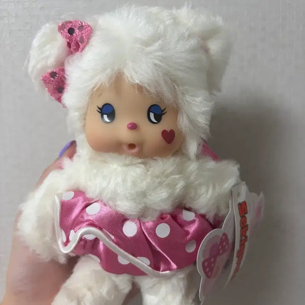 [BUNJANG] Charm Charm Bear Monchhichi / 챰챰 베어 몬치치