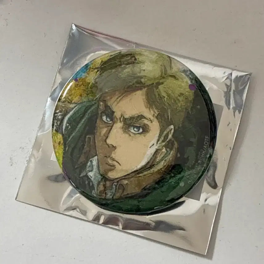 [BUNJANG] Attack on Titan Erwin Can Badge / 진격의 거인 엘빈 캔뱃지 판매