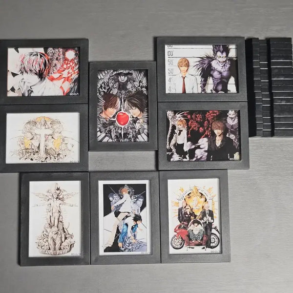 [BUNJANG] Death Note Magnet Frame Bundle Set (8 Frames) / [일괄] 데스노트 마그넷 액자