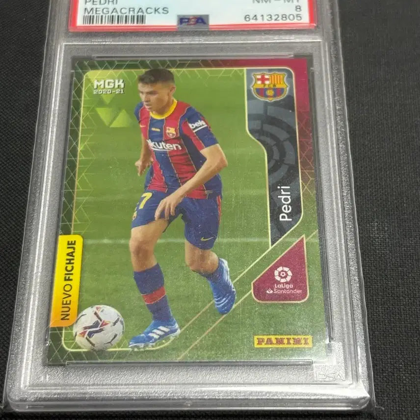 [BUNJANG] Pedri 2020-21 Panini La Liga Mega Cracks PSA 8 Graded Card / 2020-21 파니니 라리가 페드리 메가크랙  psa8