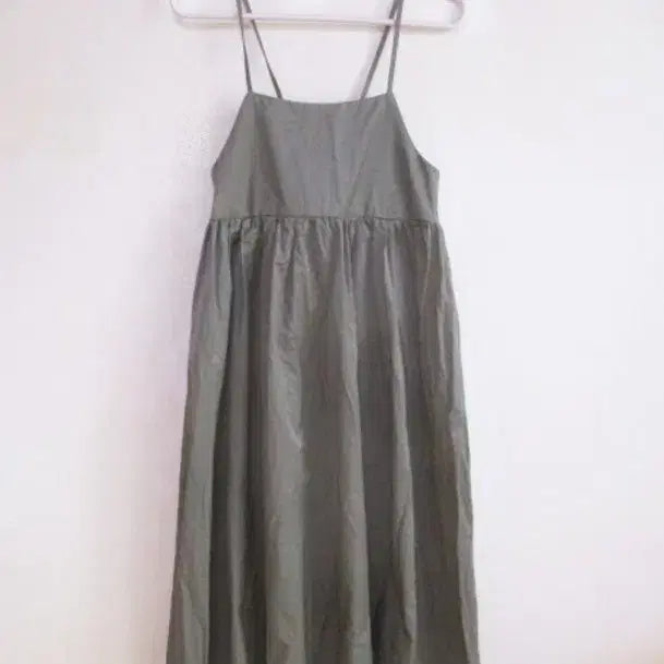 [BUNJANG] GRL Khaki Layered Long Dress / GRL 카키 레이어드/ 롱 원피스 (새옷)