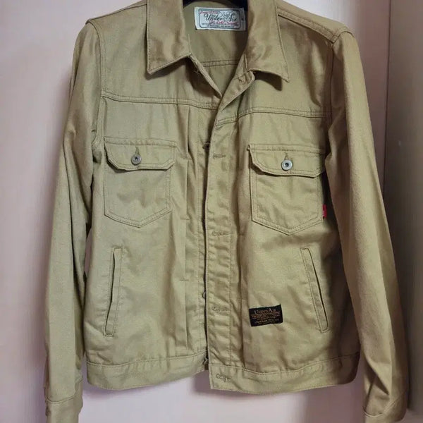 [BUNJANG] UNDER AIR Denim Jacket Beige / UNDER AIR 데님 자켓 베이지