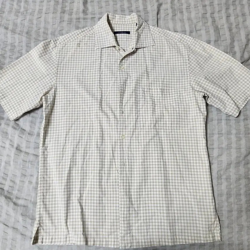 [BUNJANG] Ermenegildo Zegna Short Sleeve Shirt / 에르메네질도 제냐 반팔 셔츠