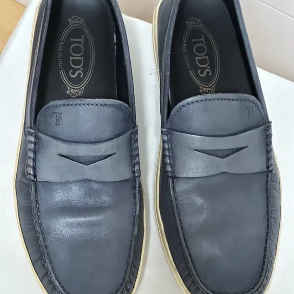 [BUNJANG] Tod's Navy Driving Shoes Loafers / 토즈 드라이빙슈 네이비 로퍼 7. 5
