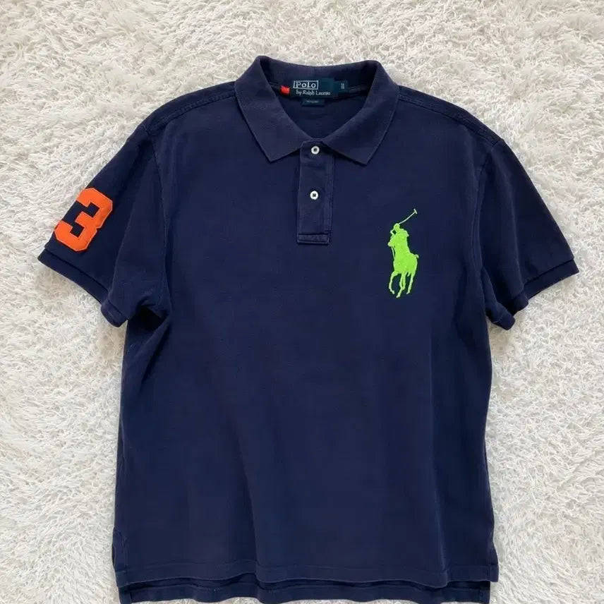 [BUNJANG] Polo Ralph Lauren Big Pony Emblem Polo Shirt XL / 폴로 랄프로렌 반팔 카라티 빅포니 XL