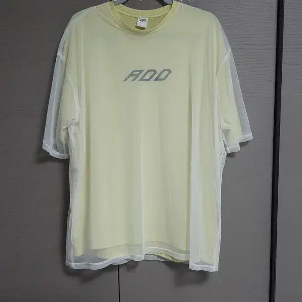 [BUNJANG] Mesh Layered Unique Loose Fit T-Shirt (Sizes 77-99) / (새상품)망사레이어드 독특한루즈핏 티(77~~99)