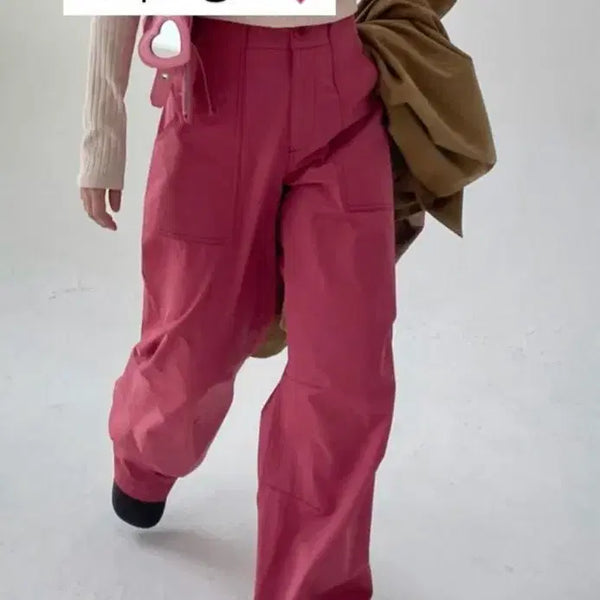 [BUNJANG] Ethos Cotton Pants Pink / Ethos 에토스 코튼 팬츠 핑크