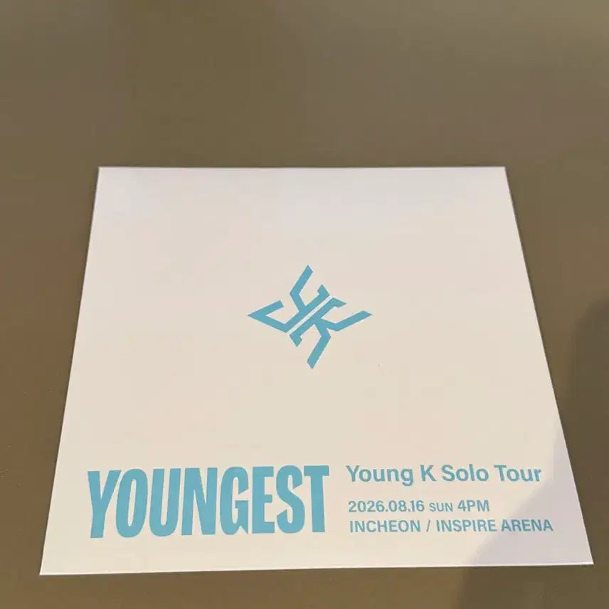 [BUNJANG] Young K Final Concert Entry Gift Sealed / 영케이 막콘 입장 기프트 미개봉