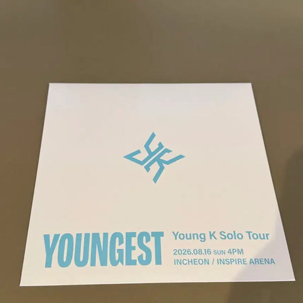 [BUNJANG] Young K Final Concert Entry Gift Sealed / 영케이 막콘 입장 기프트 미개봉