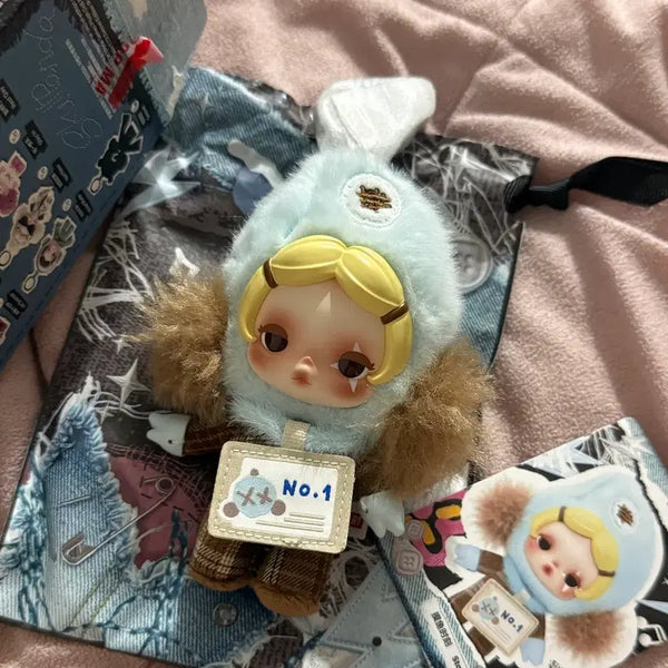 [BUNJANG] Pop Mart Skullpanda Off Stay Chill Doll Keychain / 팝마트 정품 스컬판다 off stay chill 인형키링