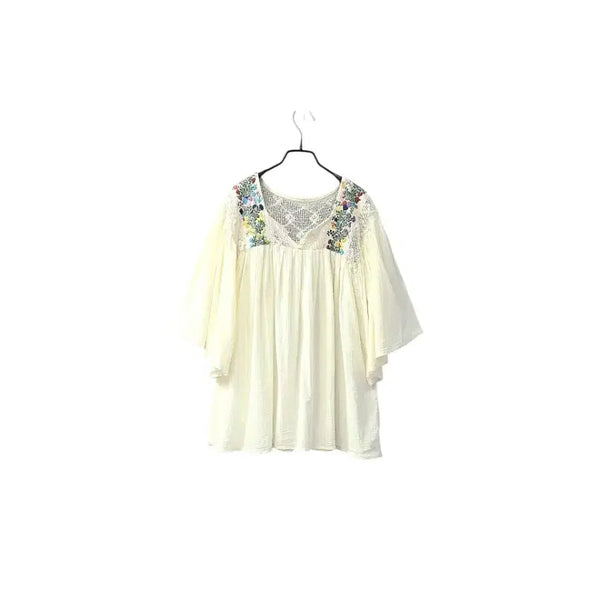 [BUNJANG] Bohemian Handmade Embroidered Blouse / 수입  핸드메이드 자수 보헤미안 블라우스