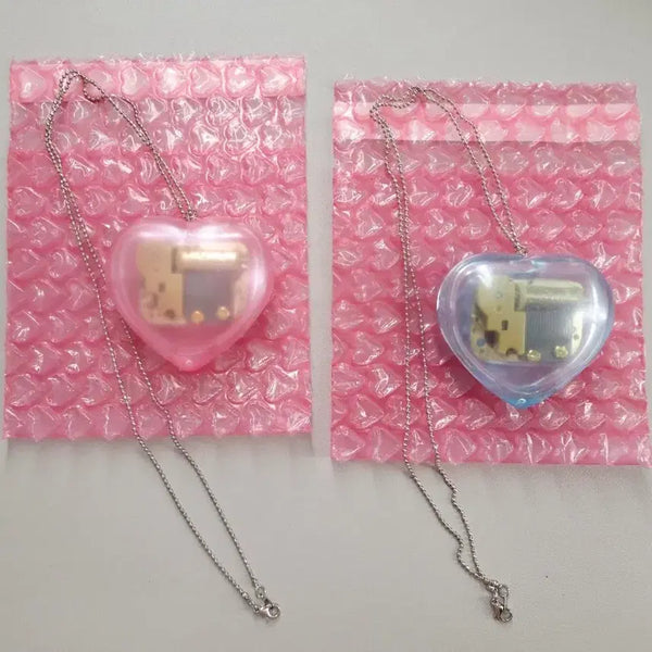[BUNJANG] Music Box Heart Necklace (Japanese Music Box) / 오르골 목걸이 (하트 오르골)