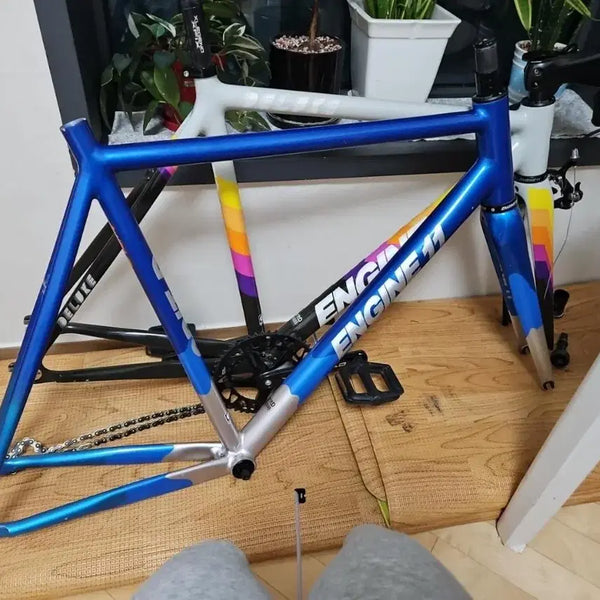 [BUNJANG] Engine11 Candy Blue Bicycle Frame (L/XL) / 엔진11 캔디블루 판/대