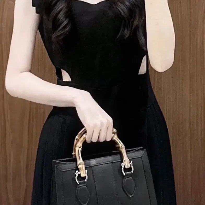 [BUNJANG] Snidel Black Tote Bag / 스나이델 snidel 스나계 가방 블랙 토트백
