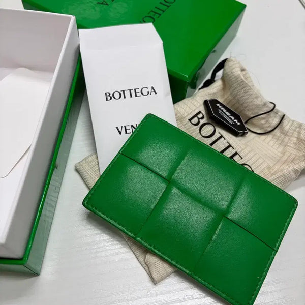 [BUNJANG] Bottega Veneta Cassette Card Holder Green / 보테가베네타 카