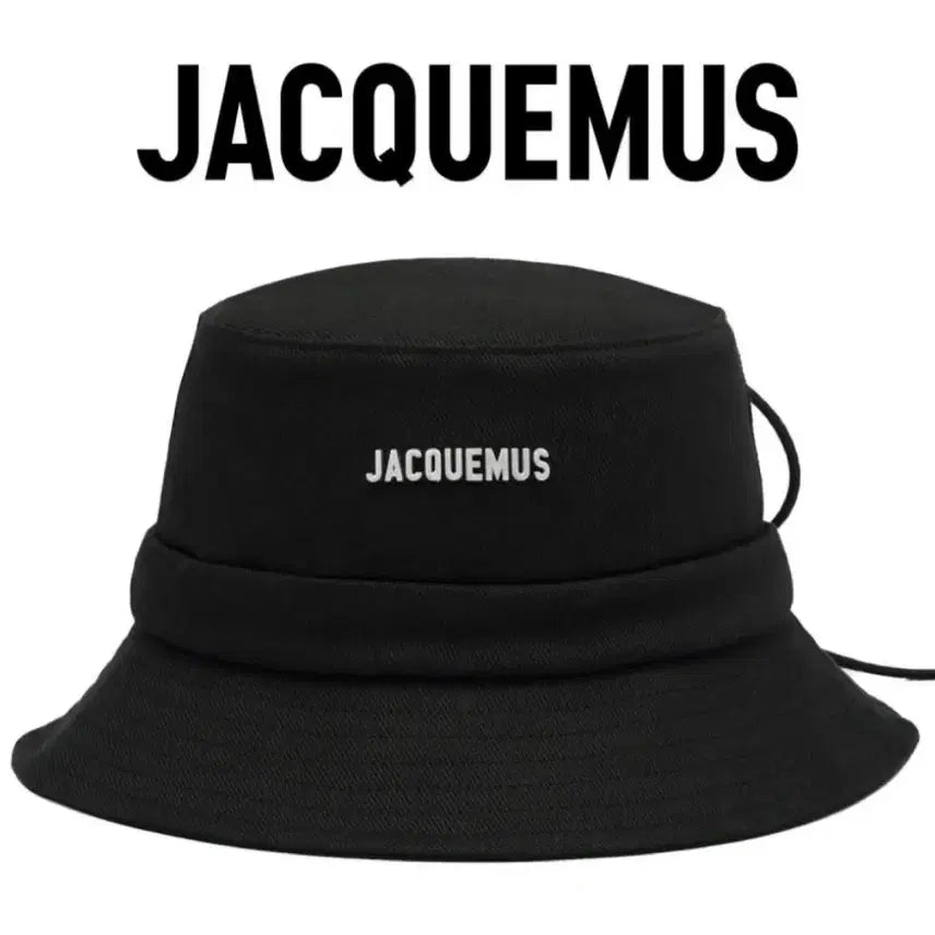 [BUNJANG] Jacquemus Le Bob Gazo Bucket Hat Size 60 Black / 자크뮈스 르밥 가조 버킷햇 60