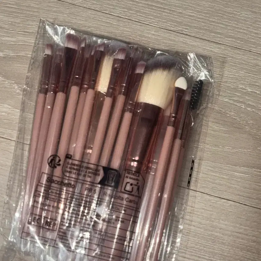 [BUNJANG] Sealed Makeup Brush Set - Pink / 미개봉 메이크업 브러쉬 세트 핑크